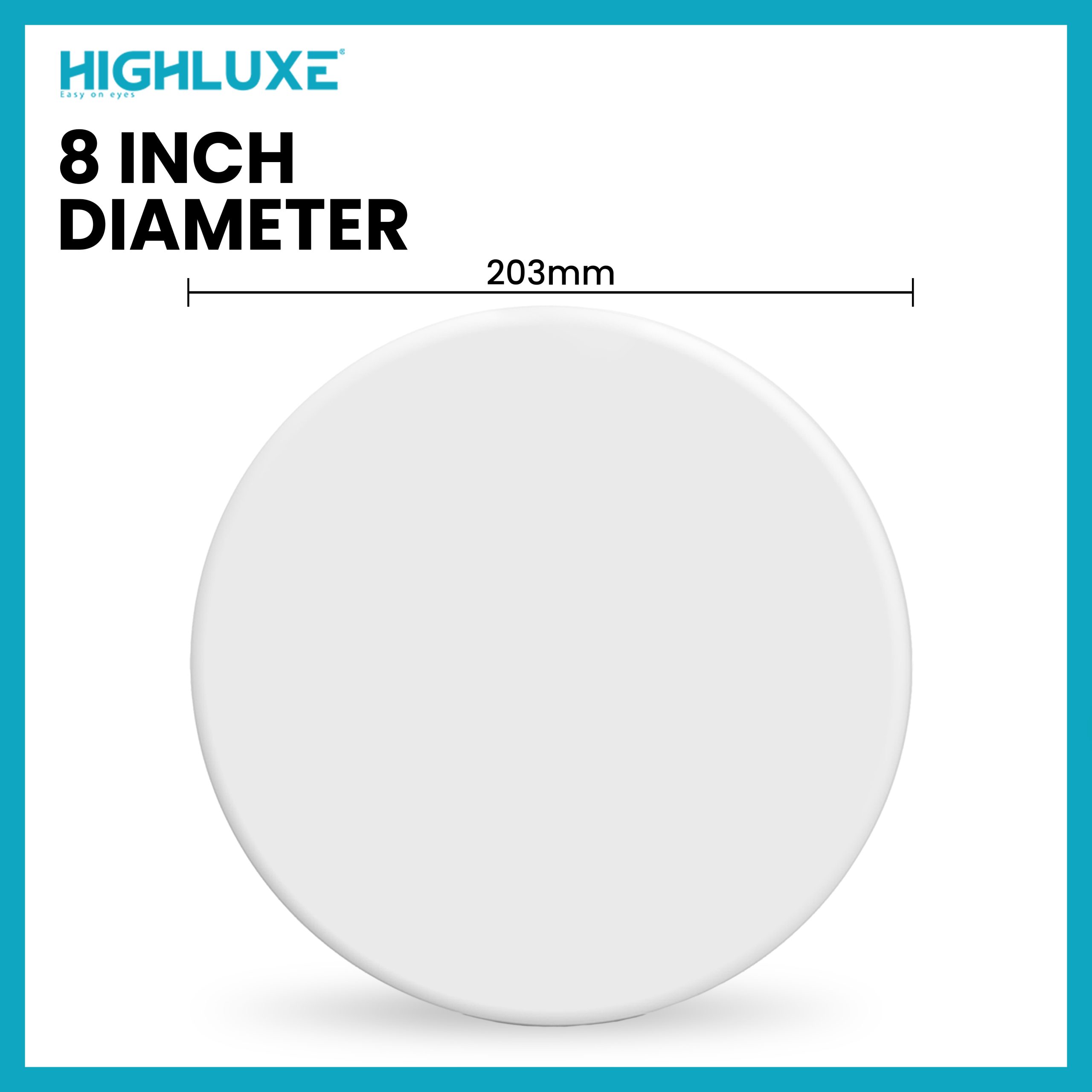 Frameless Panel 20W New Diameter